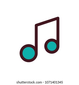 music icon vector