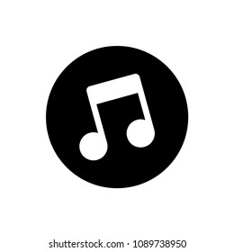 Music icon vector