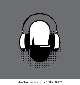 Music icon vector