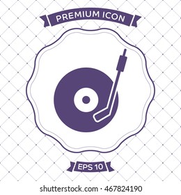Music icon vector