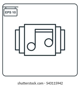 Music Icon, Vector