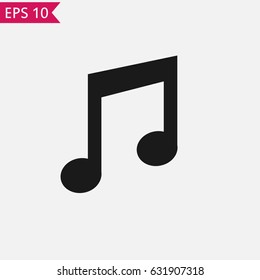 Music icon Vector.