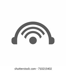 Music icon vector