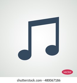 music icon, vector best flat icon, EPS