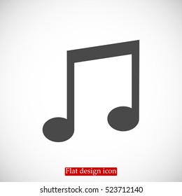 music icon, vector best flat icon, EPS