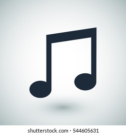music icon, vector best flat icon, EPS
