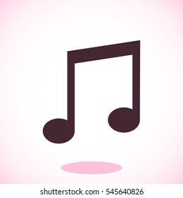 music icon, vector best flat icon, EPS