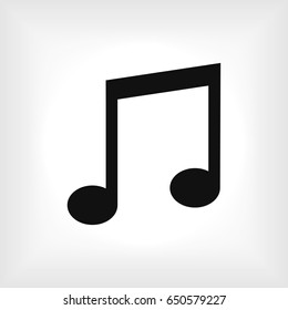 music icon, vector best flat icon, EPS