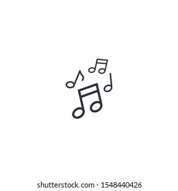 music icon vector design element logo template