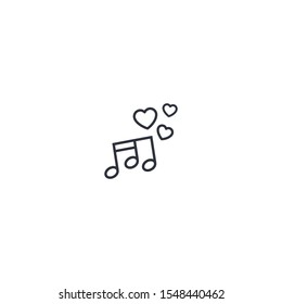 music icon vector design element logo template