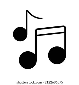music icon vector design element logo template. eps 10