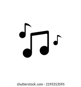 plantilla de logotipo de elemento de diseño de vectores de iconos de música