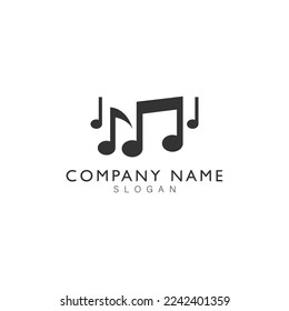 music icon vector design element logo template