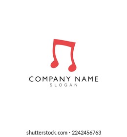 plantilla de logotipo de elemento de diseño de vectores de iconos de música
