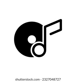 music icon vector design, note music

