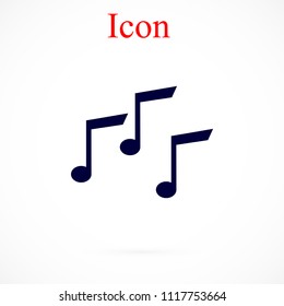 Music Icon, Vector EPS 10 illustration style