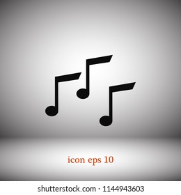 Music Icon, Vector EPS 10 illustration style