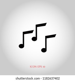 Music Icon, Vector EPS 10 illustration style