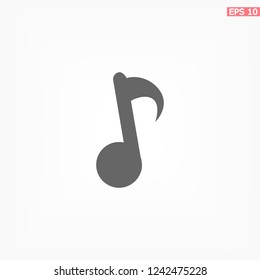 music icon. Vector, Eps 10