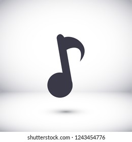music icon. Vector, Eps 10
