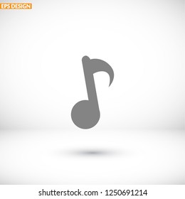 music icon. Vector, Eps 10