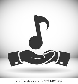 music icon. Vector, Eps 10