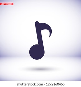 music icon. Vector, Eps 10