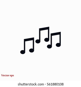 Music Icon, Vector EPS 10 illustration style