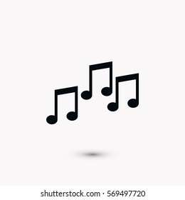Music Icon, Vector EPS 10 illustration style