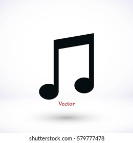 Music Icon, Vector EPS 10 illustration style