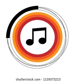music icon vector illustration
