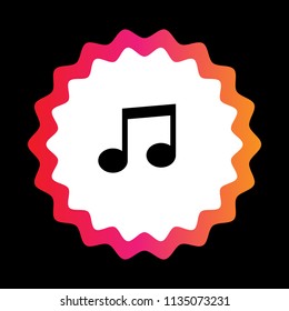 music icon vector illustration