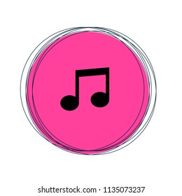 music icon vector illustration