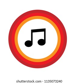 music icon vector illustration