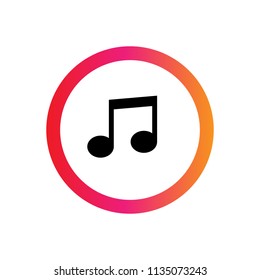 music icon vector illustration