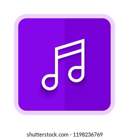music icon. vector illustration