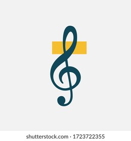Musiksymbol. Vektorgrafik