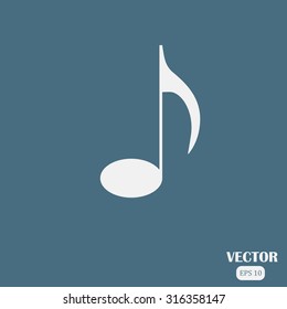 music icon, vector illustration