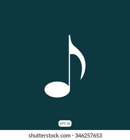 music icon, vector illustration