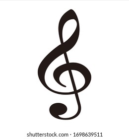 music icon vector illustration black and white