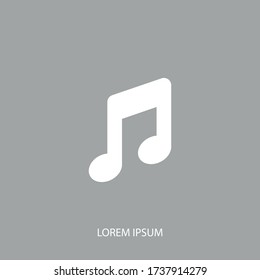 music icon Vector illustration EPS 10.