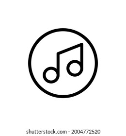 music icon and  Vector illustration isolated on a white background. Premium quality for mobile apps, user interface, presentation, and website. pixel perfect icon
