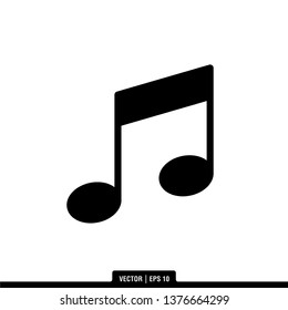 Music Icon Vector Illustration Logo Template
