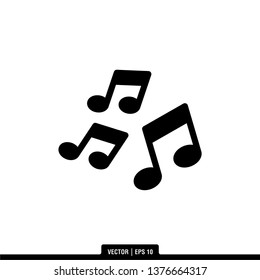 Music Icon Vector Illustration Logo Template
