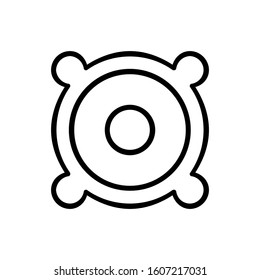 music icon vector illustration logo template for many purpose. Isolated on white background