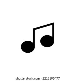 Music icon vector illustration. note music sign and symbol