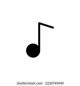 Music icon vector illustration. note music sign and symbol
