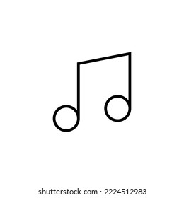 Musiksymbol, Vektorgrafik. Notenmusikzeichen und -symbol