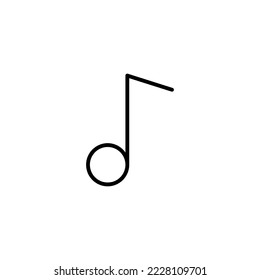 Music icon vector illustration. note music sign and symbol