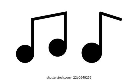 Music icon vector illustration. note music sign and symbol
